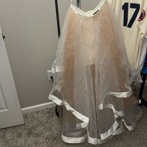 Champagne prom dress